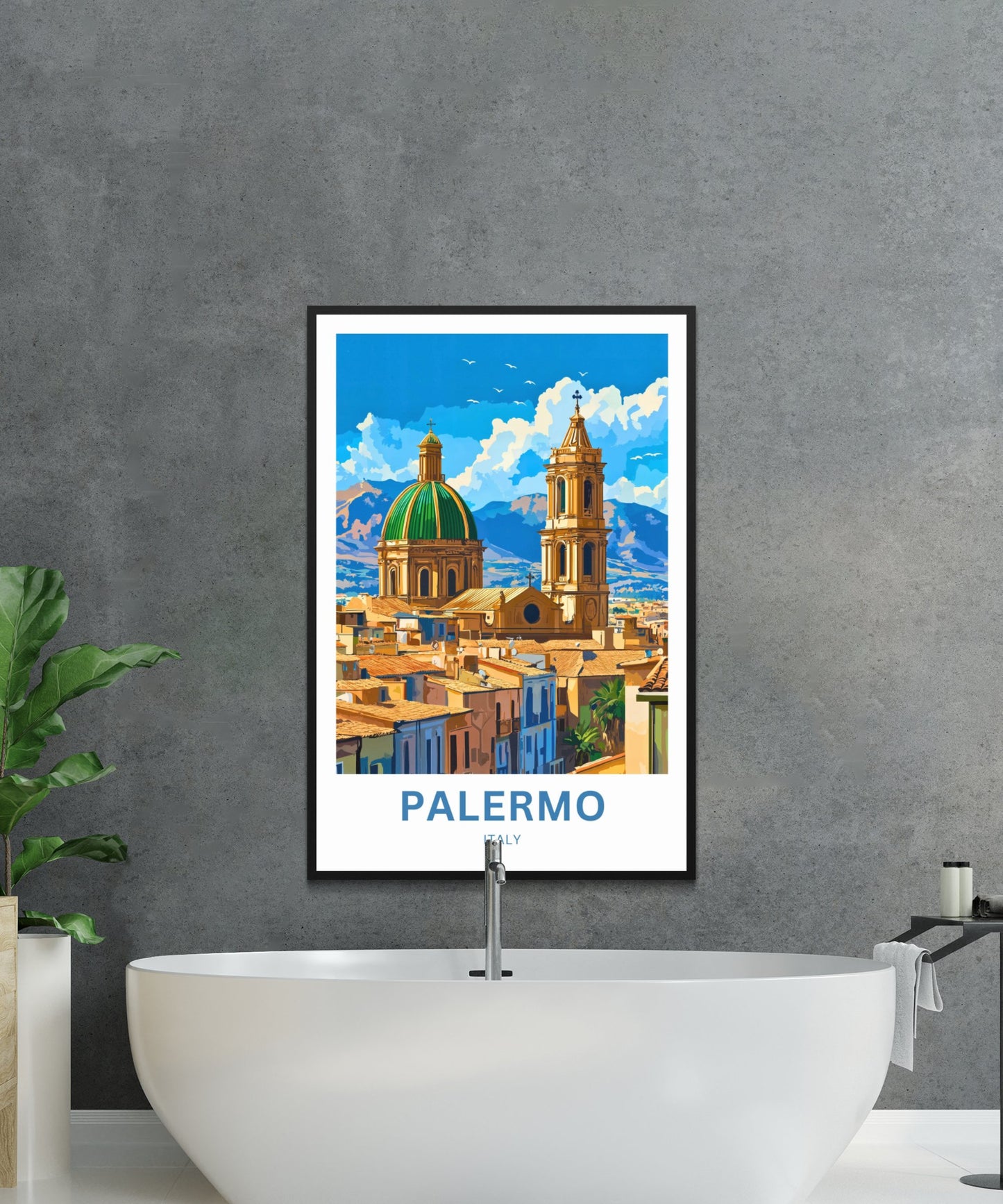 Palermo Travel Poster- Sicily