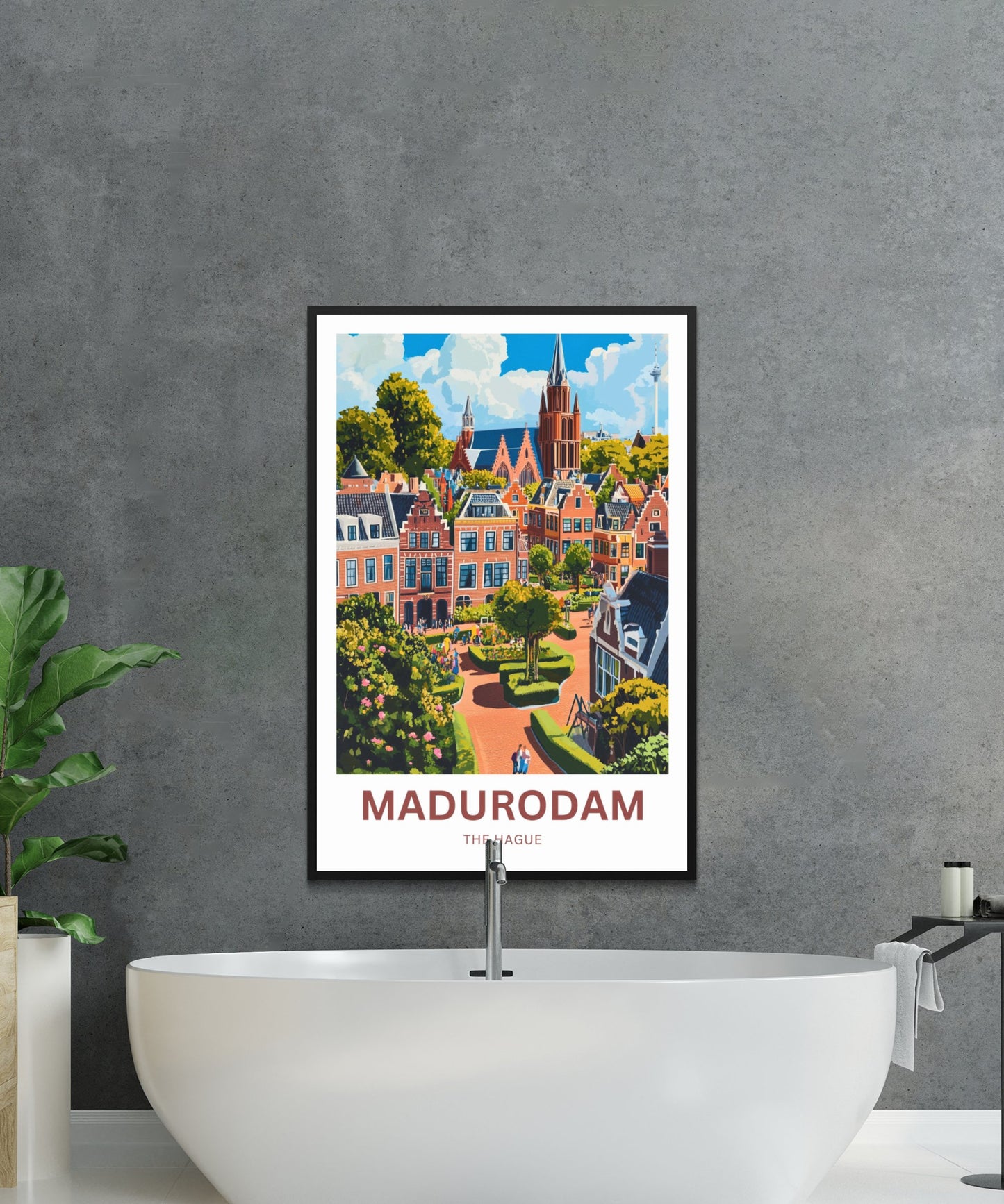 Madurodam Travel Poster- Tiny Treasures of the Netherlands