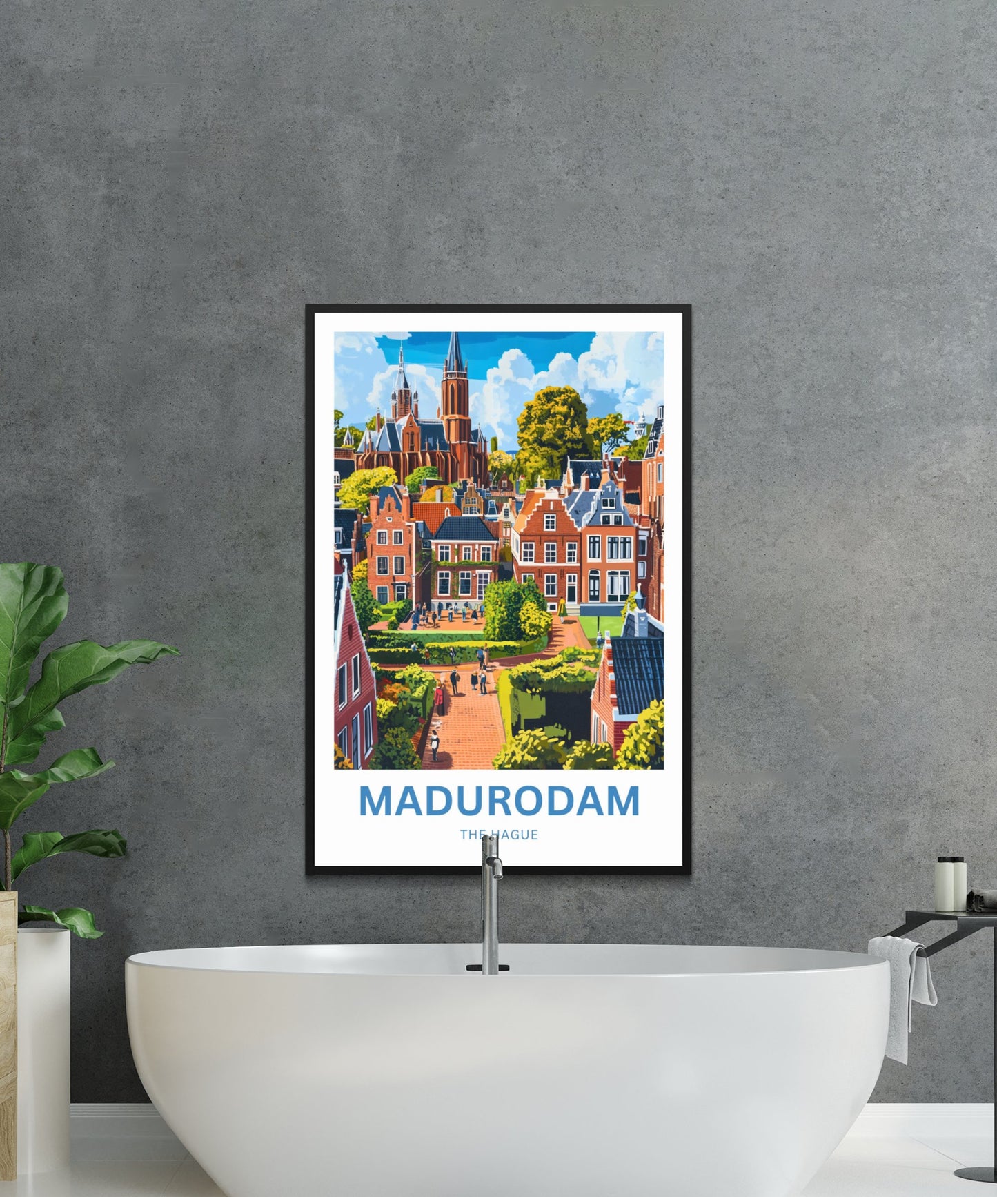 Madurodam Travel Poster- Discover Holland in Miniature