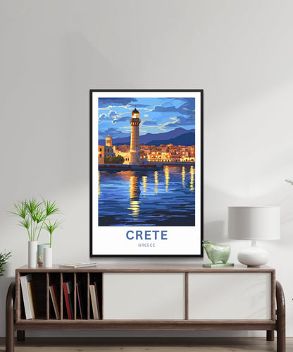 Crete Travel Poster