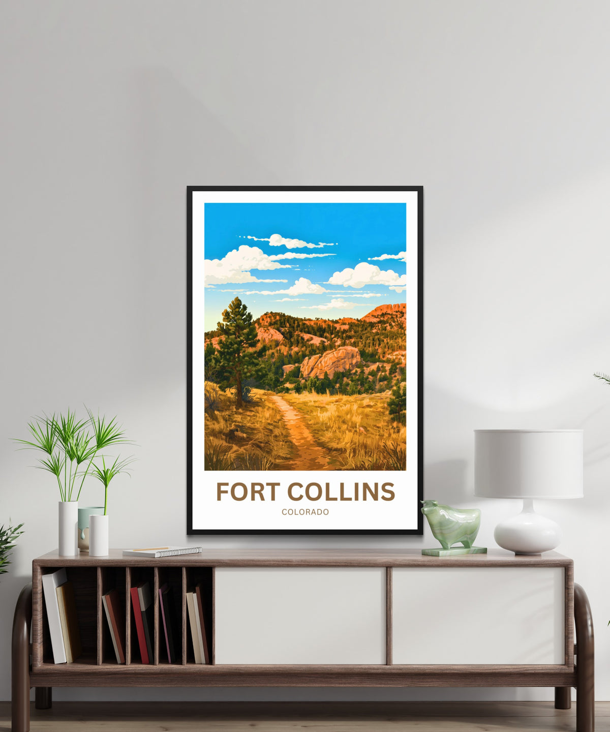 Fort Collins, Colorado Travel Poster - Explore