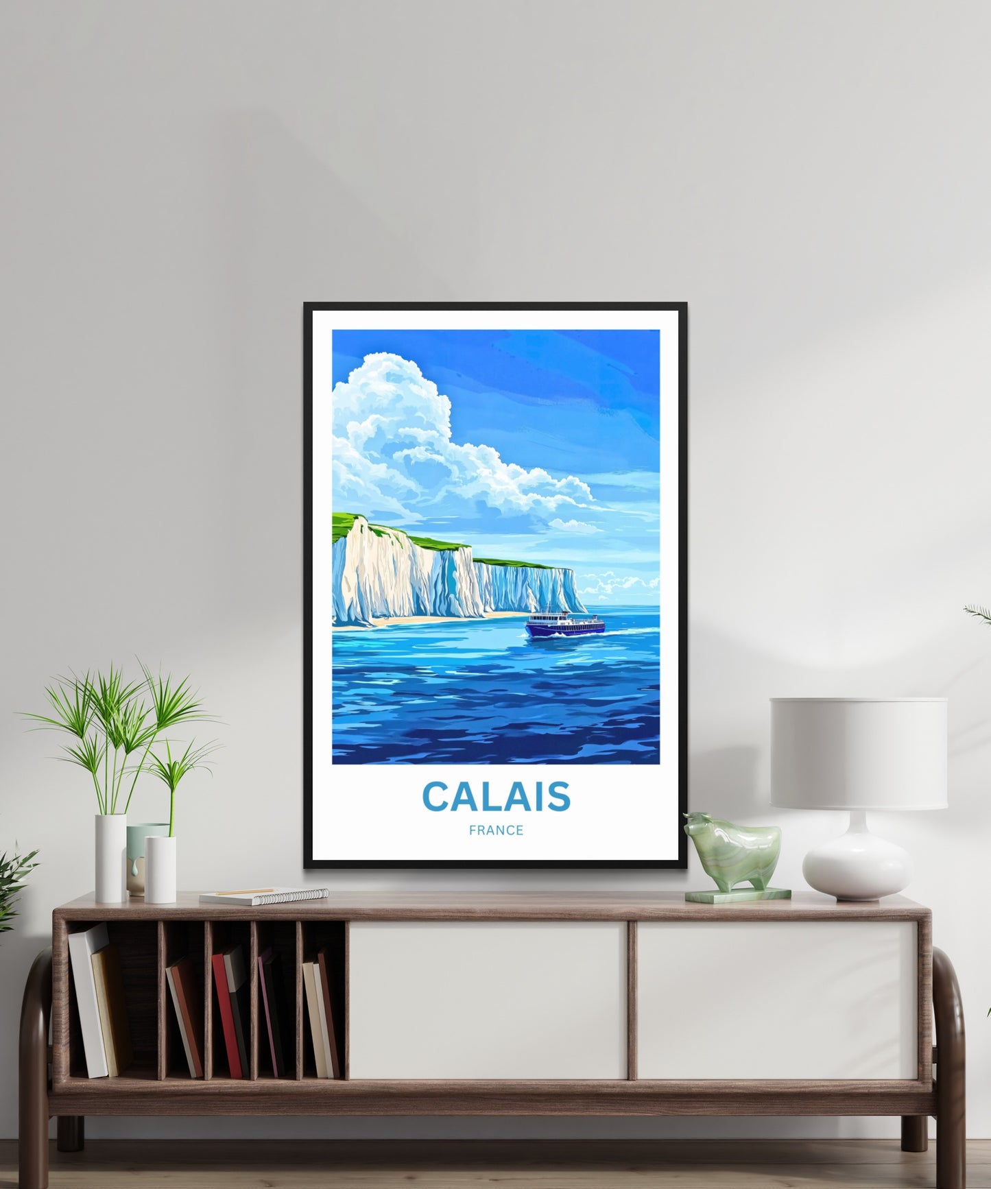 Calais Travel Poster - Sea Journey