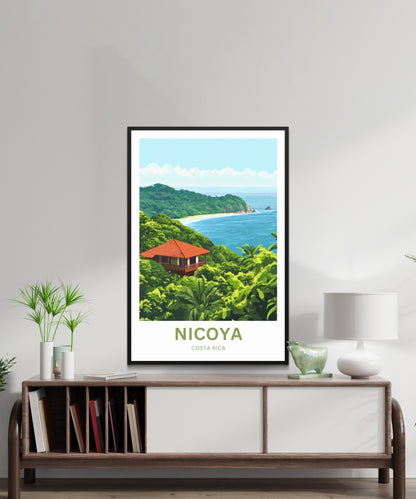 Nicoya Travel Poster  -Costa Rica Heaven