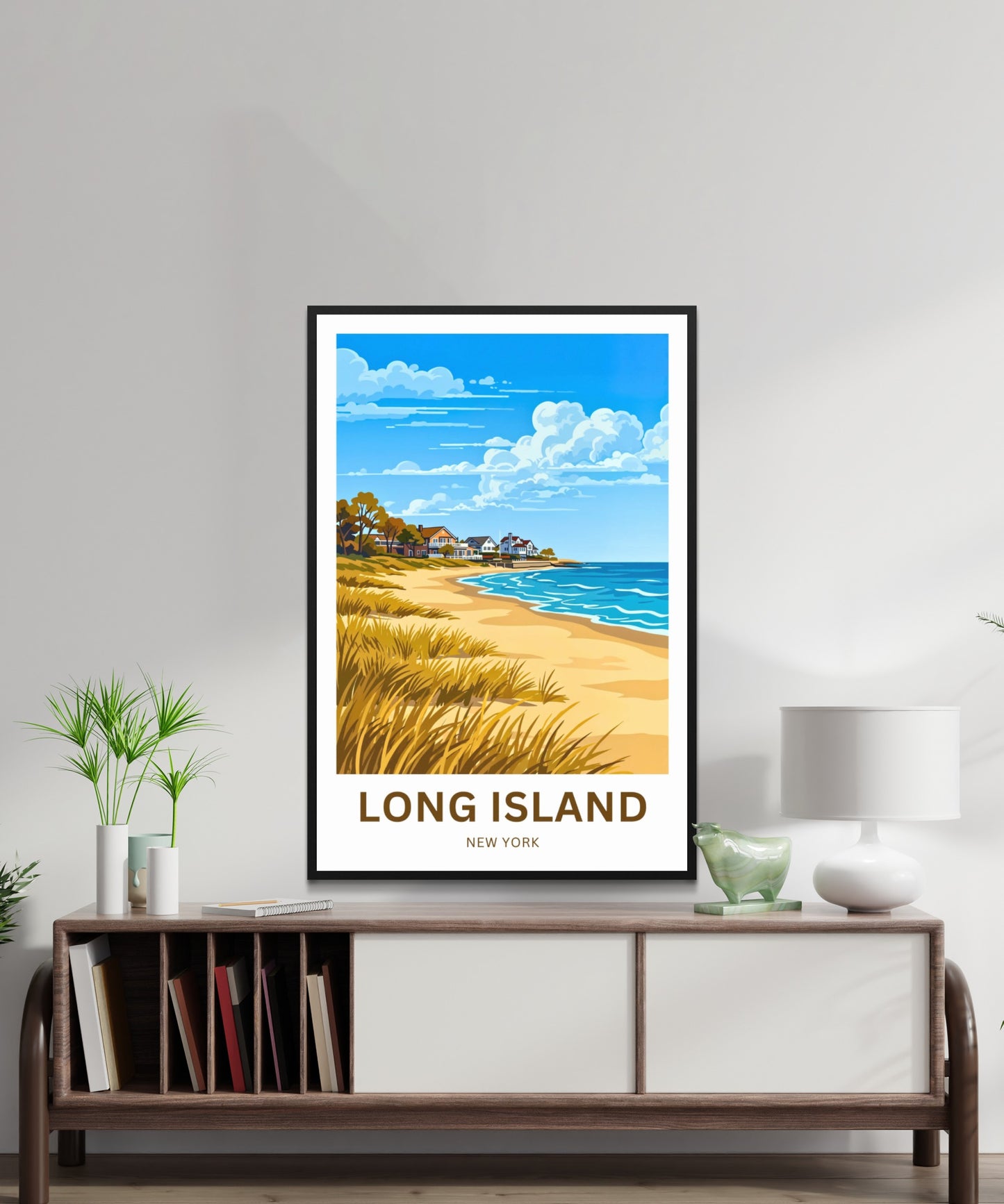 Long Island Travel Poster -  Coastal Bliss