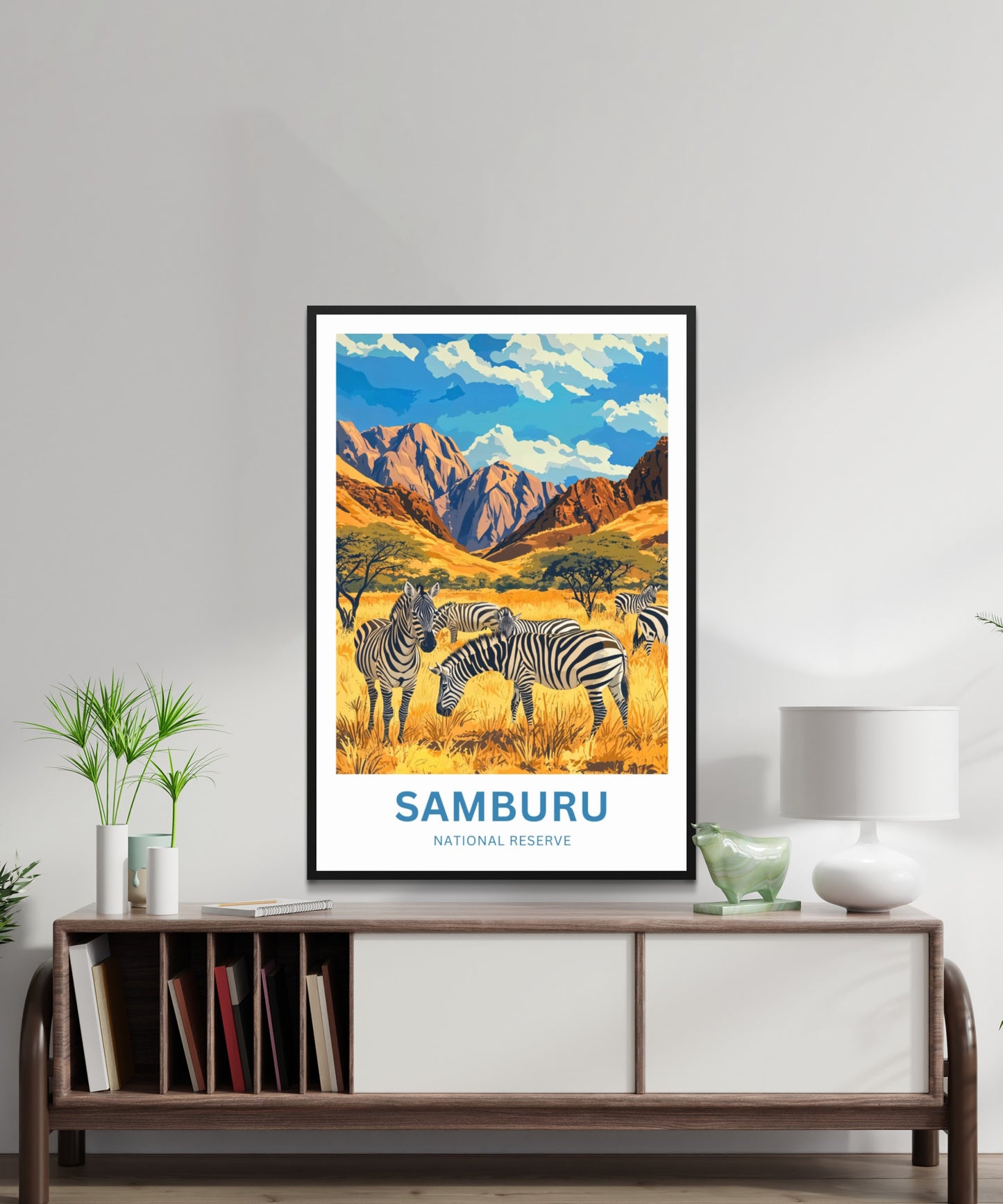 Samburu National Reserve Travel Poster - Untamed Beauty