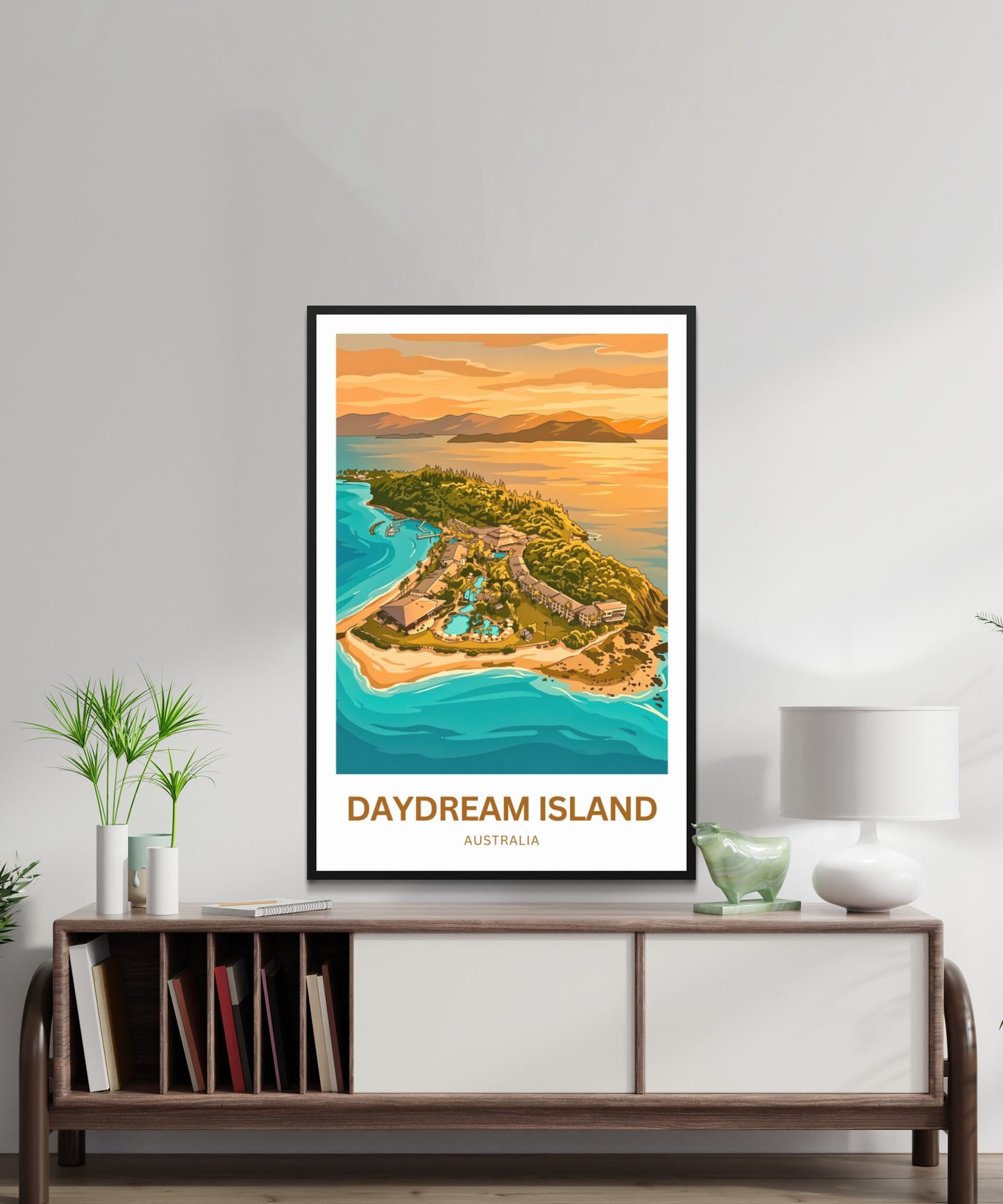 Daydream Island Travel Poster - Island Paradise