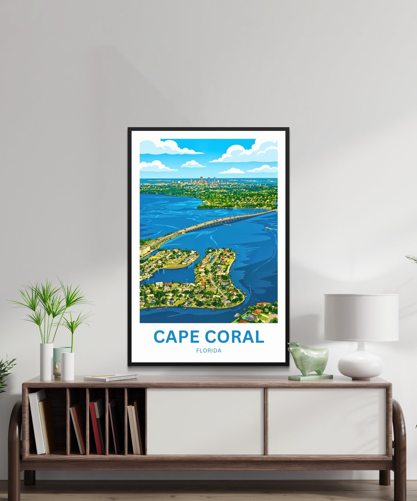 Cape Coral, Florida Travel Poster