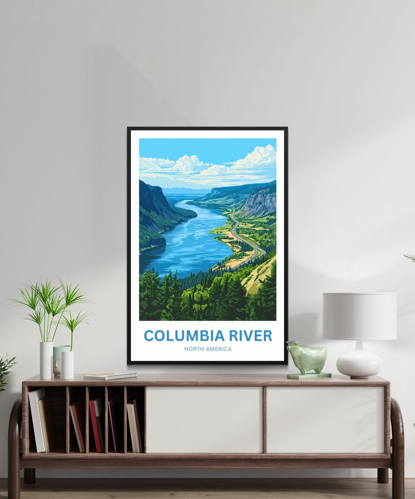 Columbia River Travel Poster- Washington