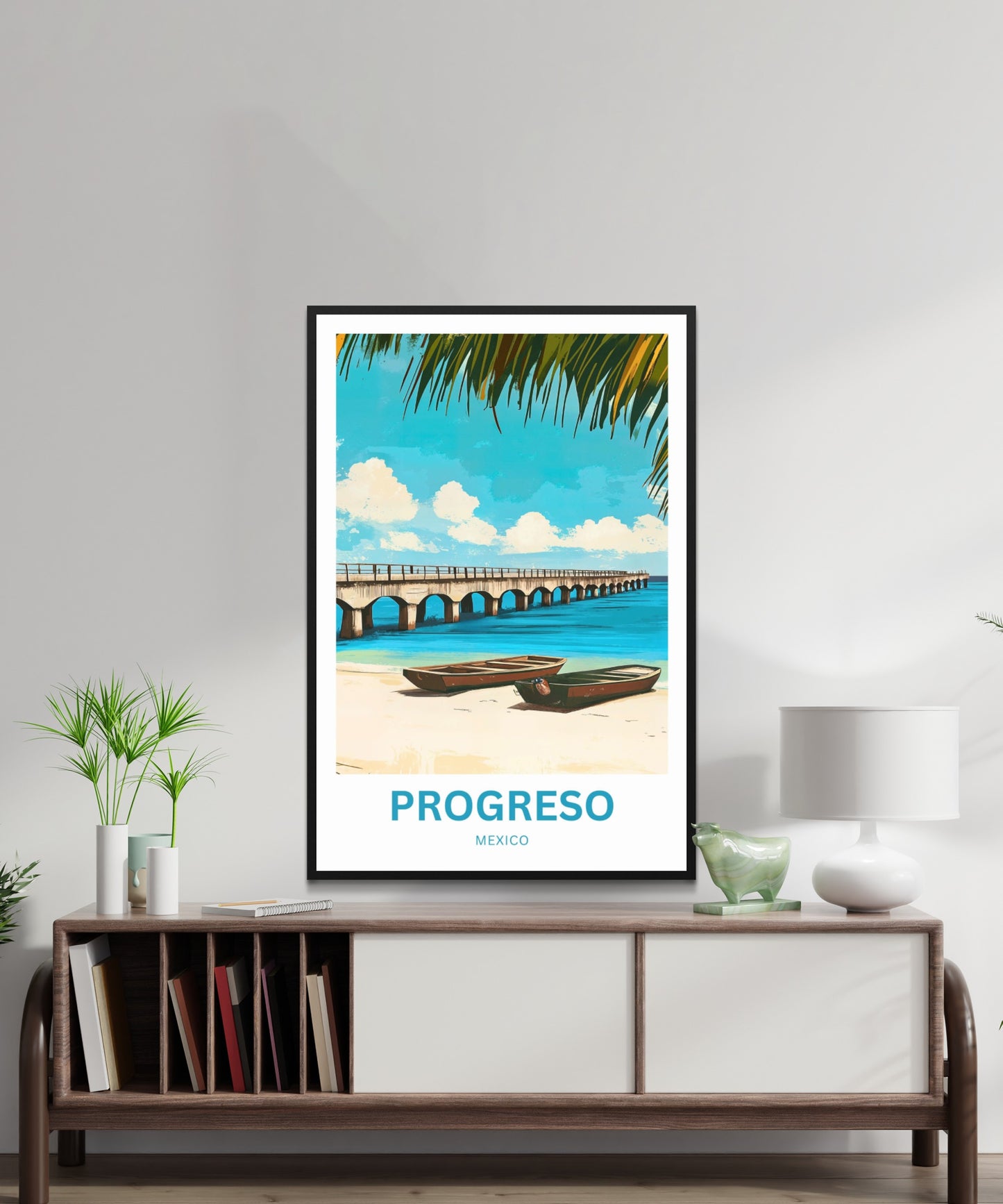 Progreso Travel Poster -  Longest Bridge