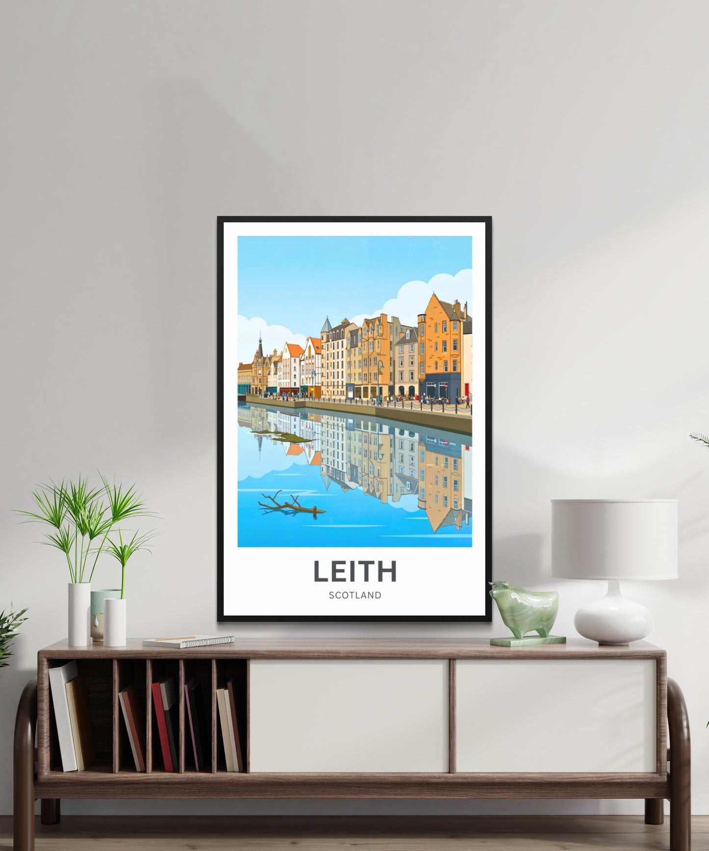 Leith, Edinburgh Travel Poster