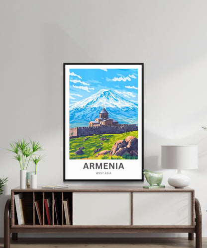 Armenia Travel Poster - Cradle of Civilization