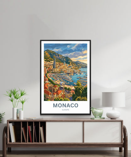 Monaco  Travel Poster