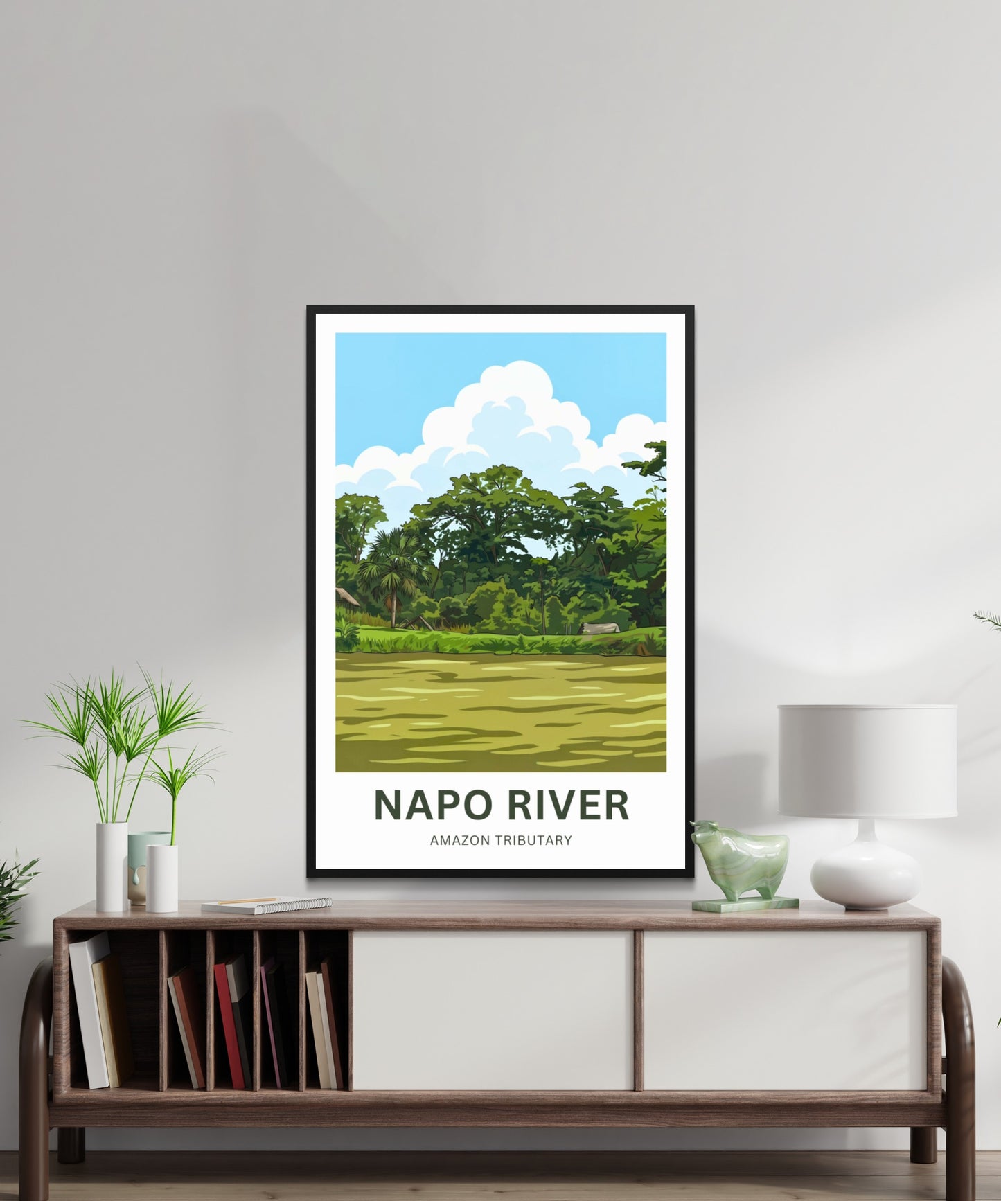 Napo River Travel Poster - Captivating Serenity
