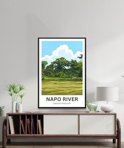Napo River Travel Poster - Captivating Serenity