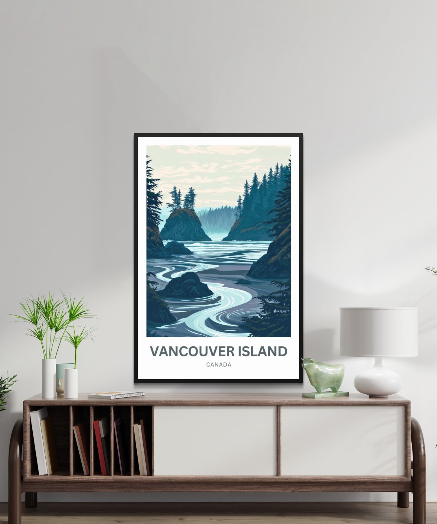 Vancouver Island Travel Poster - Wild Pacific Coast