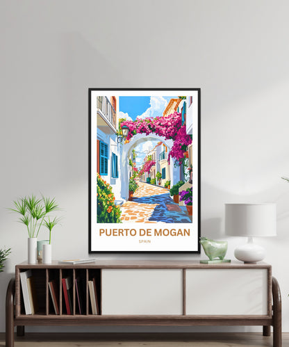 Puerto de Mogán Travel Poster - A Stroll Through Paradise