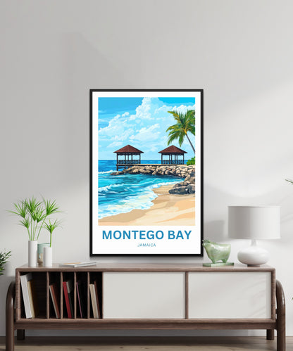 Montego Bay Travel Poster - Jamaica Retreat