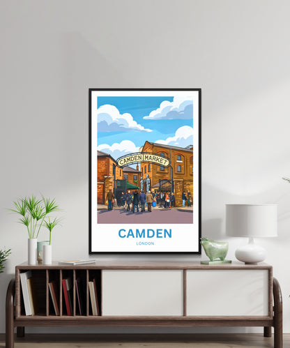 Camden Travel Poster - Market Life