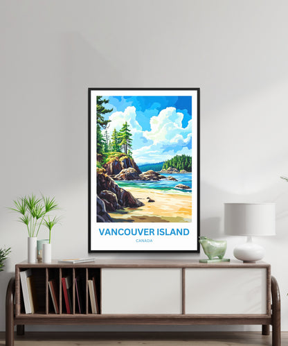 Vancouver Island Travel Poster - Wild Beauty Unfolded