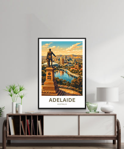 Adelaide Travel Print - Heart of South Australia