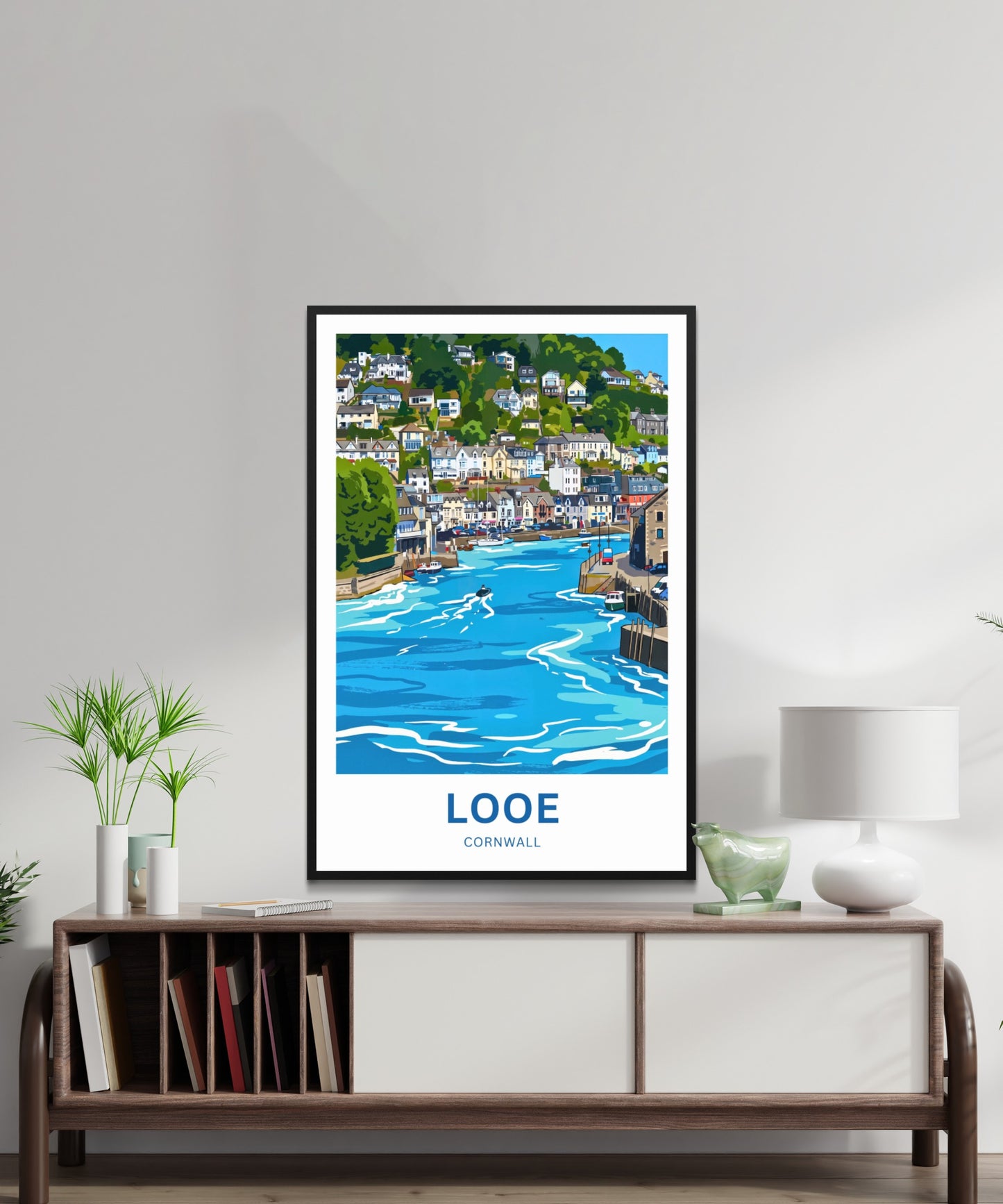 Looe, Cornwall Travel Poster