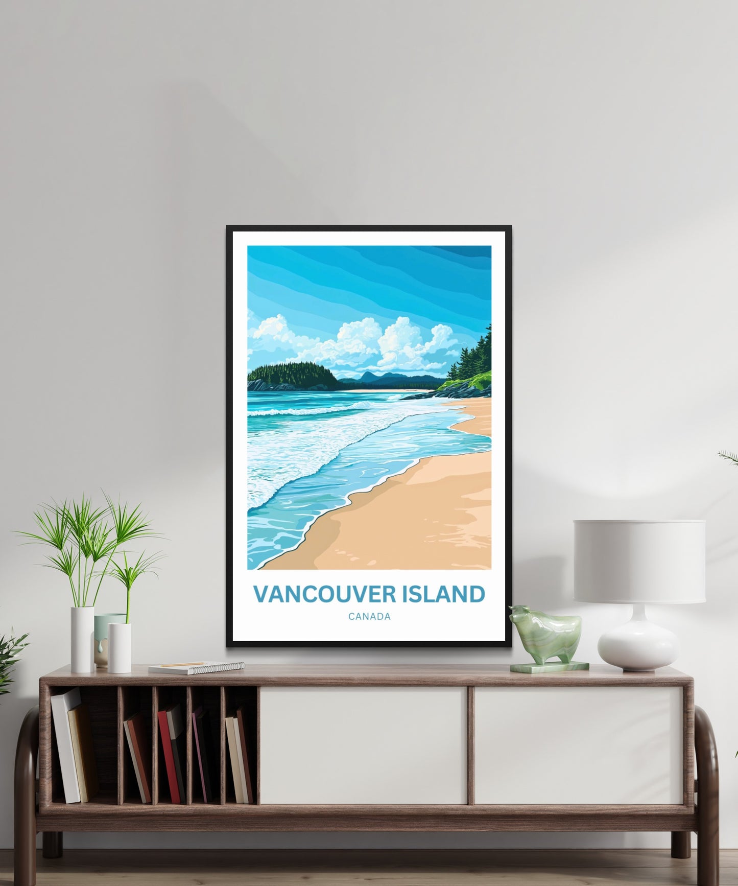 Vancouver Island Travel Poster - Nature’s Untamed Paradise