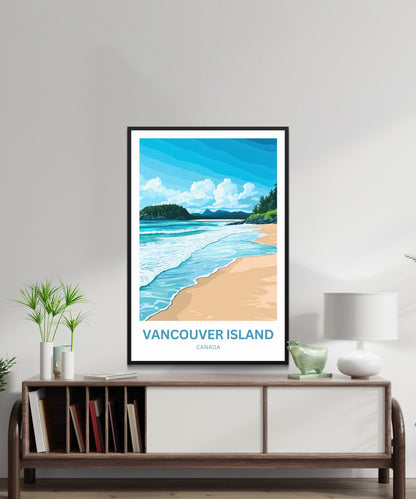 Vancouver Island Travel Poster - Nature’s Untamed Paradise