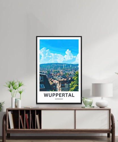 Wuppertal Travel Poster- Germany
