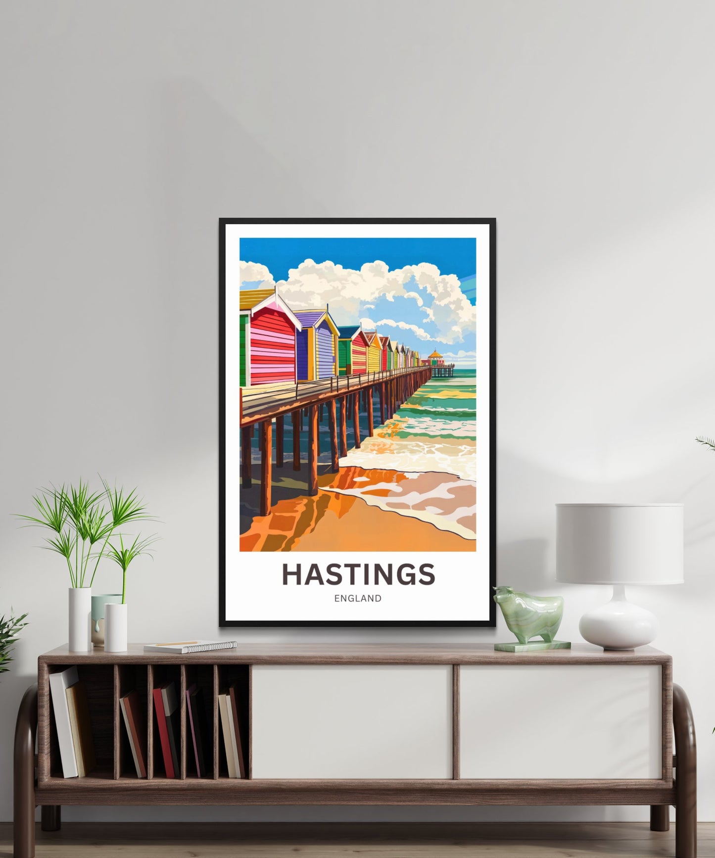Hastings Travel Poster- England