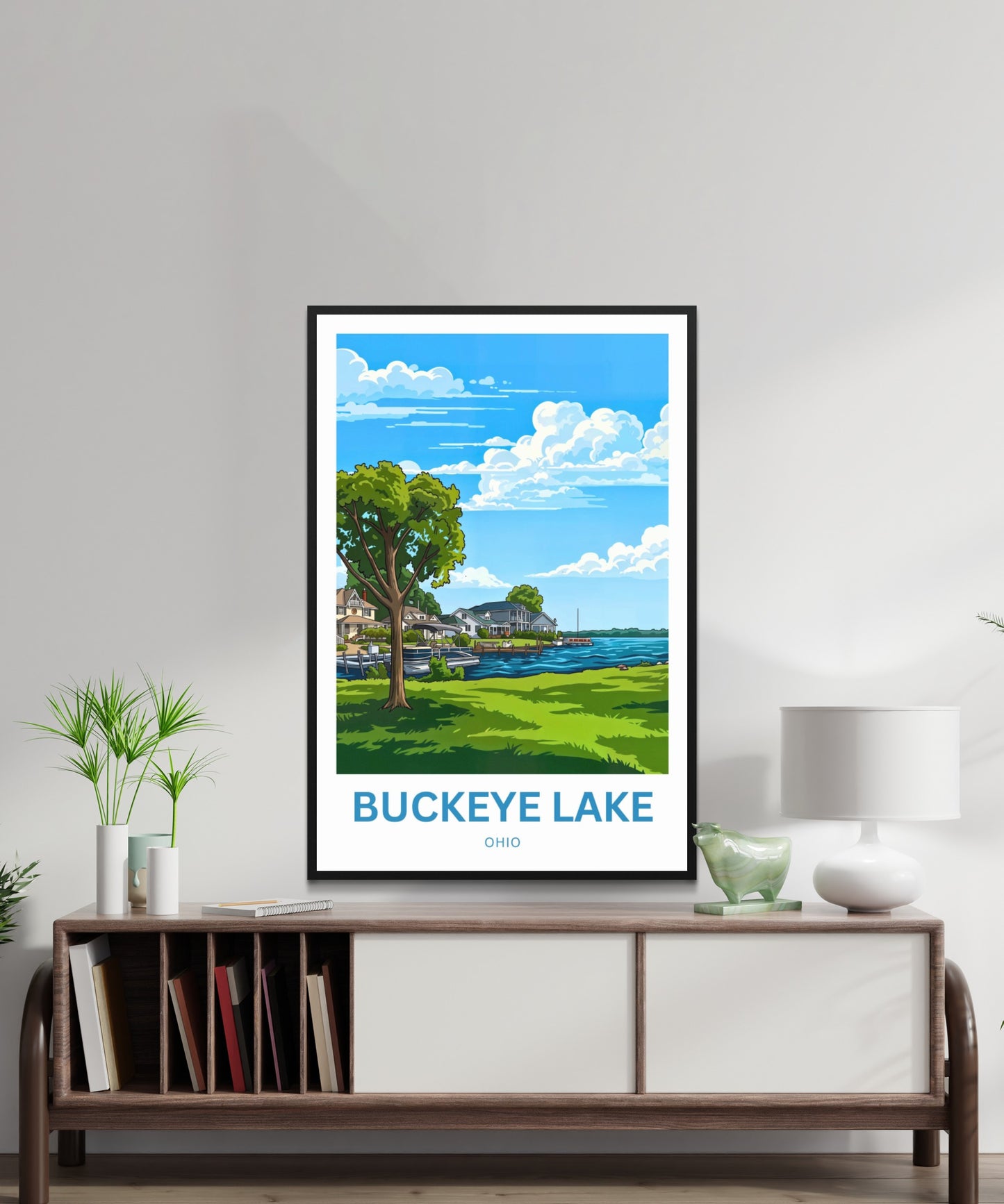 Buckeye Lake Travel Poster -  Ohio