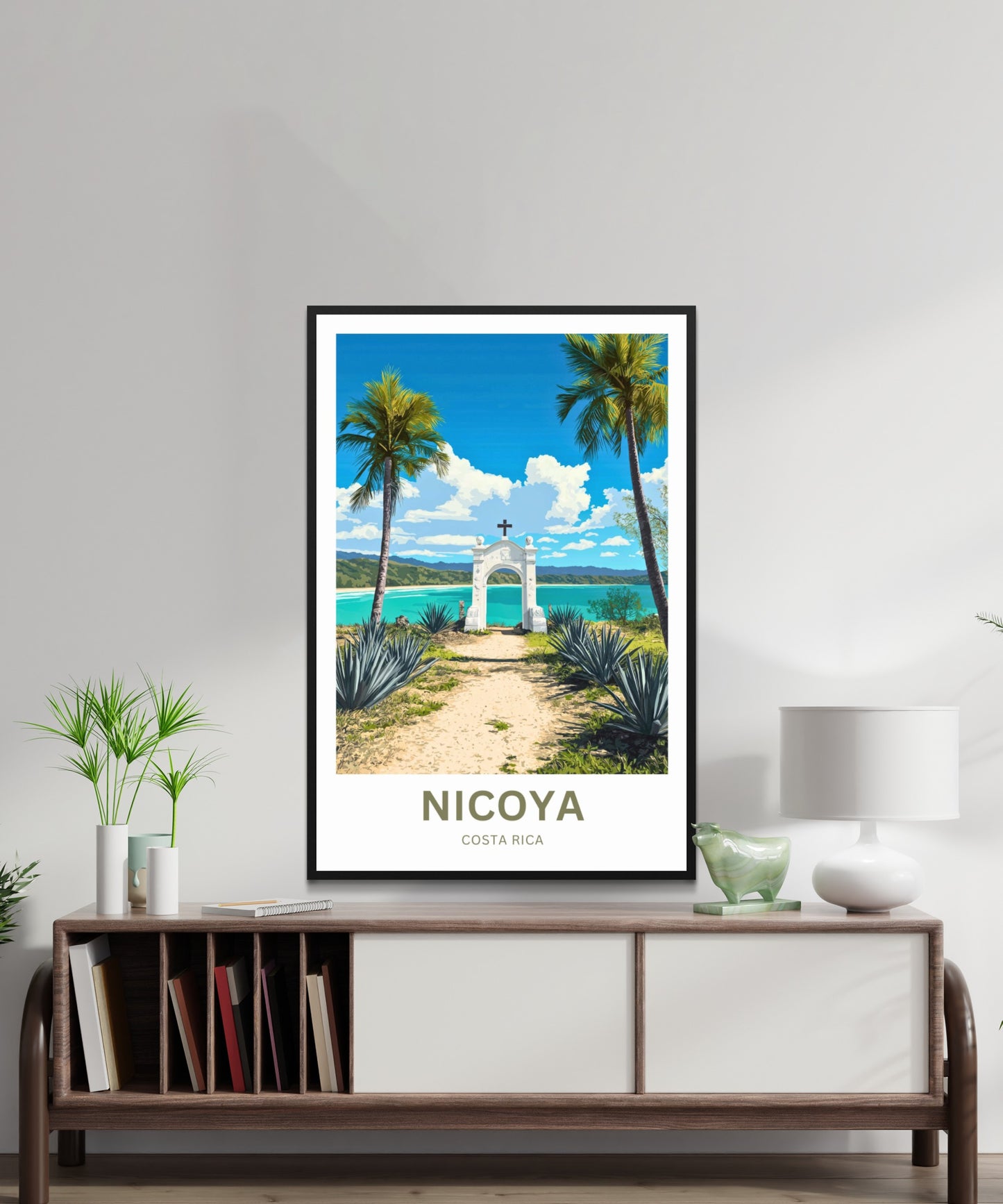 Nicoya, Costa Rica Travel Poster  - Gateway to the sea