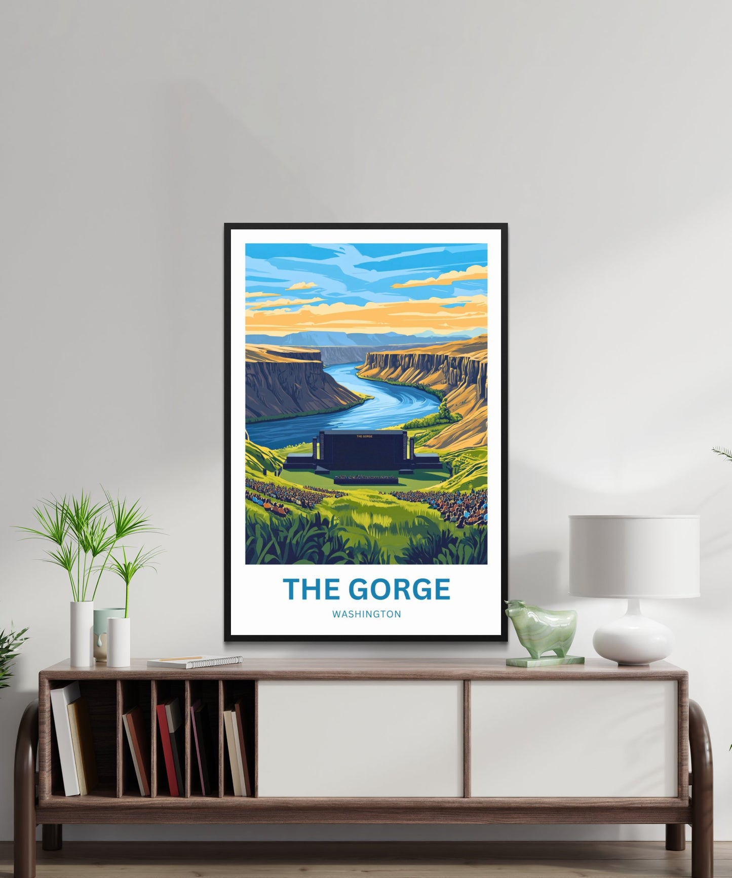 The Gorge Travel Poster- Washington State