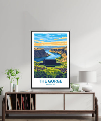 The Gorge Travel Poster- Washington State