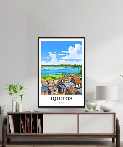 Iquitos Travel Poster - Rainforest Life