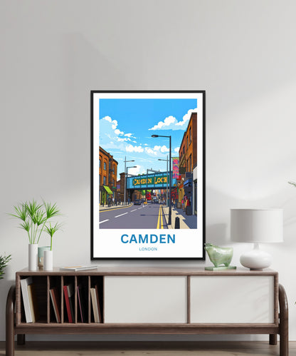 Camden Travel Poster - London