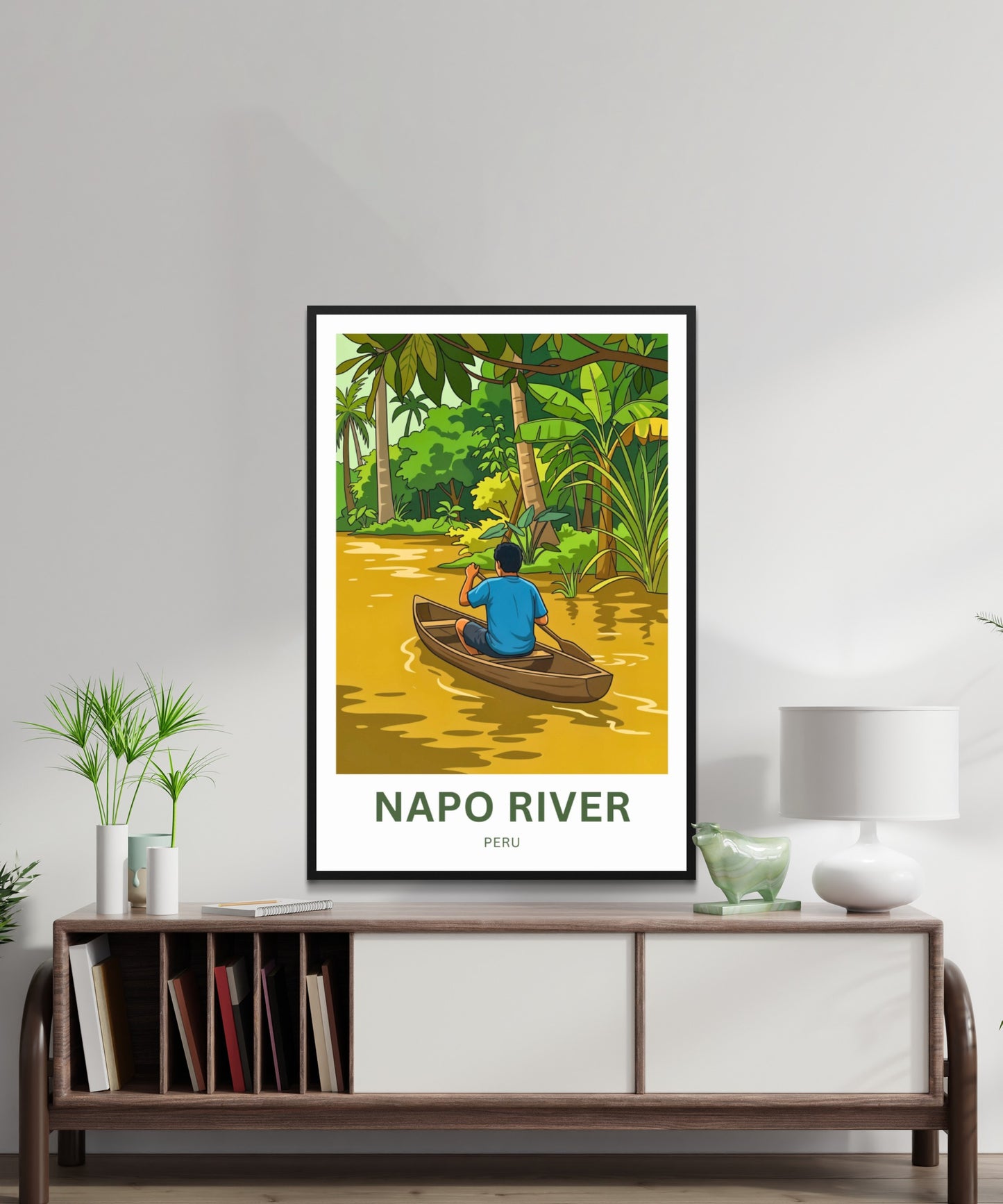 Napo River Travel Poster - Journey