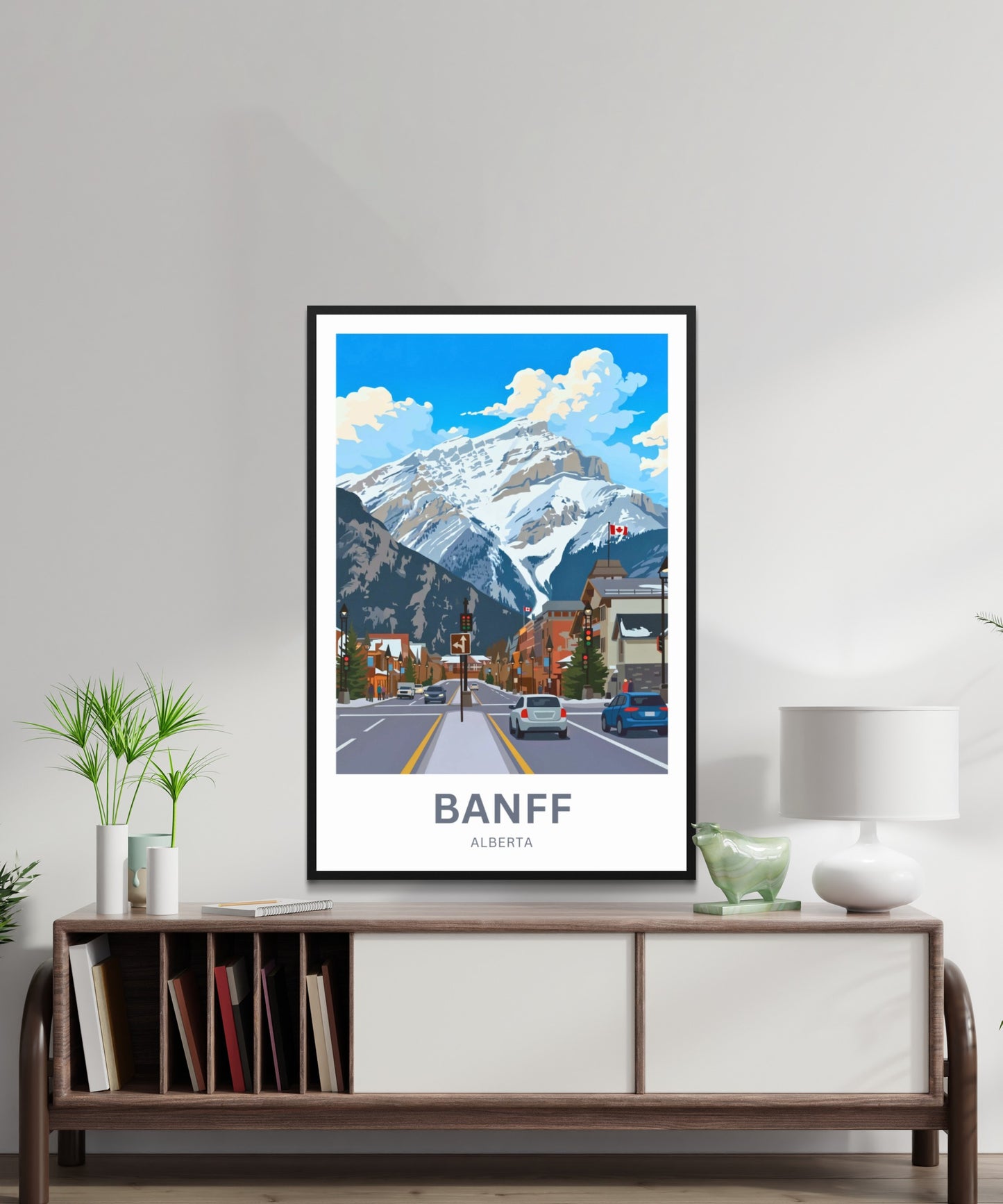 Banff Avenue Travel Poster
