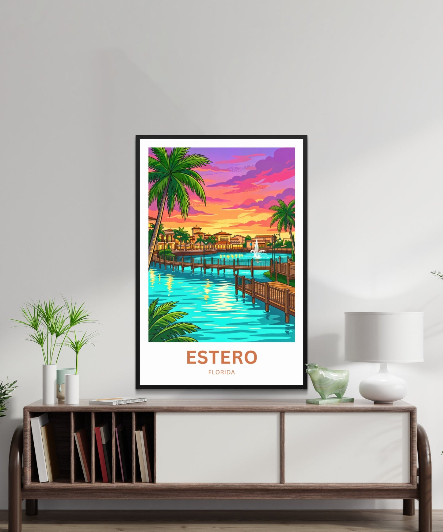 Estero Travel Poster - Florida