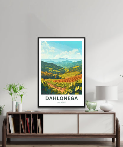 Dahlonega Travel Poster