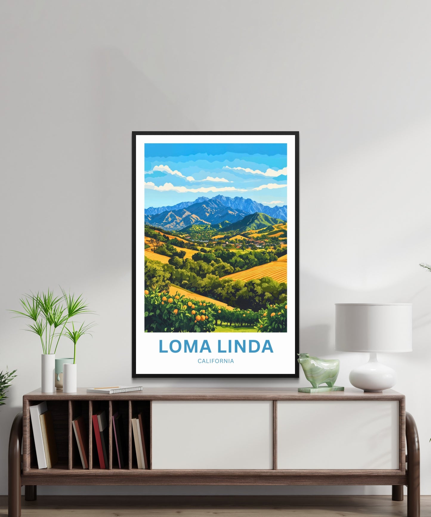 Loma Linda Travel Poster  - Captivating Nature’s Harmony