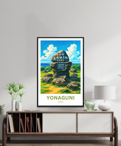 Yonaguni Travel Poster - Japan