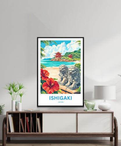 Ishigaki Travel Poster - Okinawa