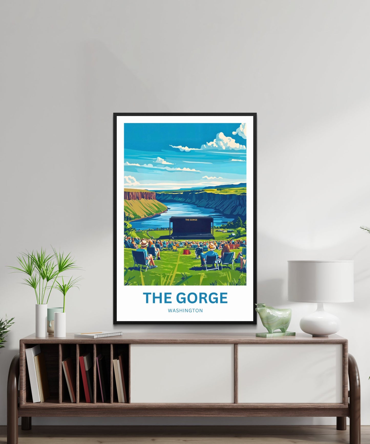 The Gorge Travel Poster- The Sound of the Gorge