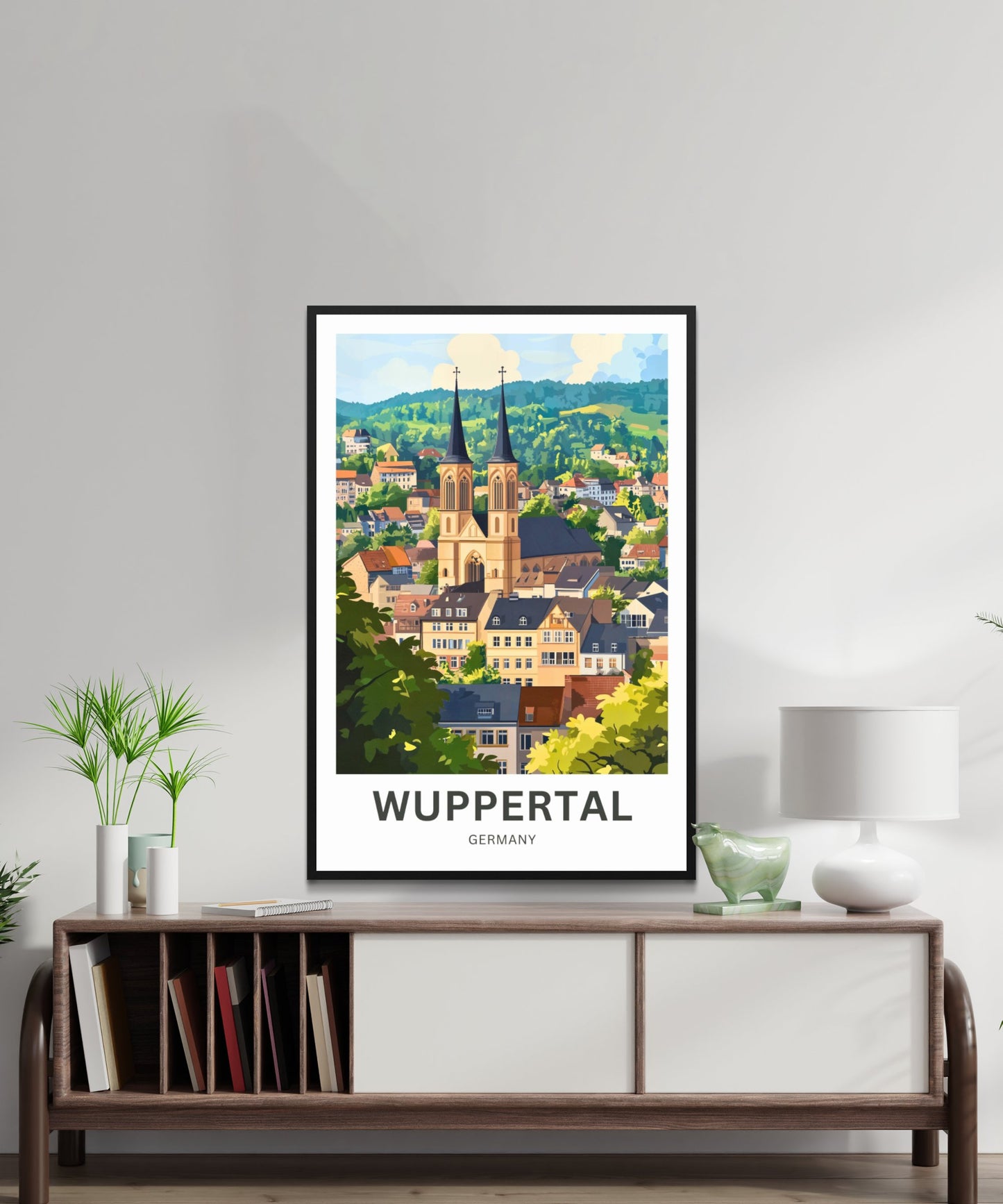 Wuppertal Travel Poster- Iconic Church View