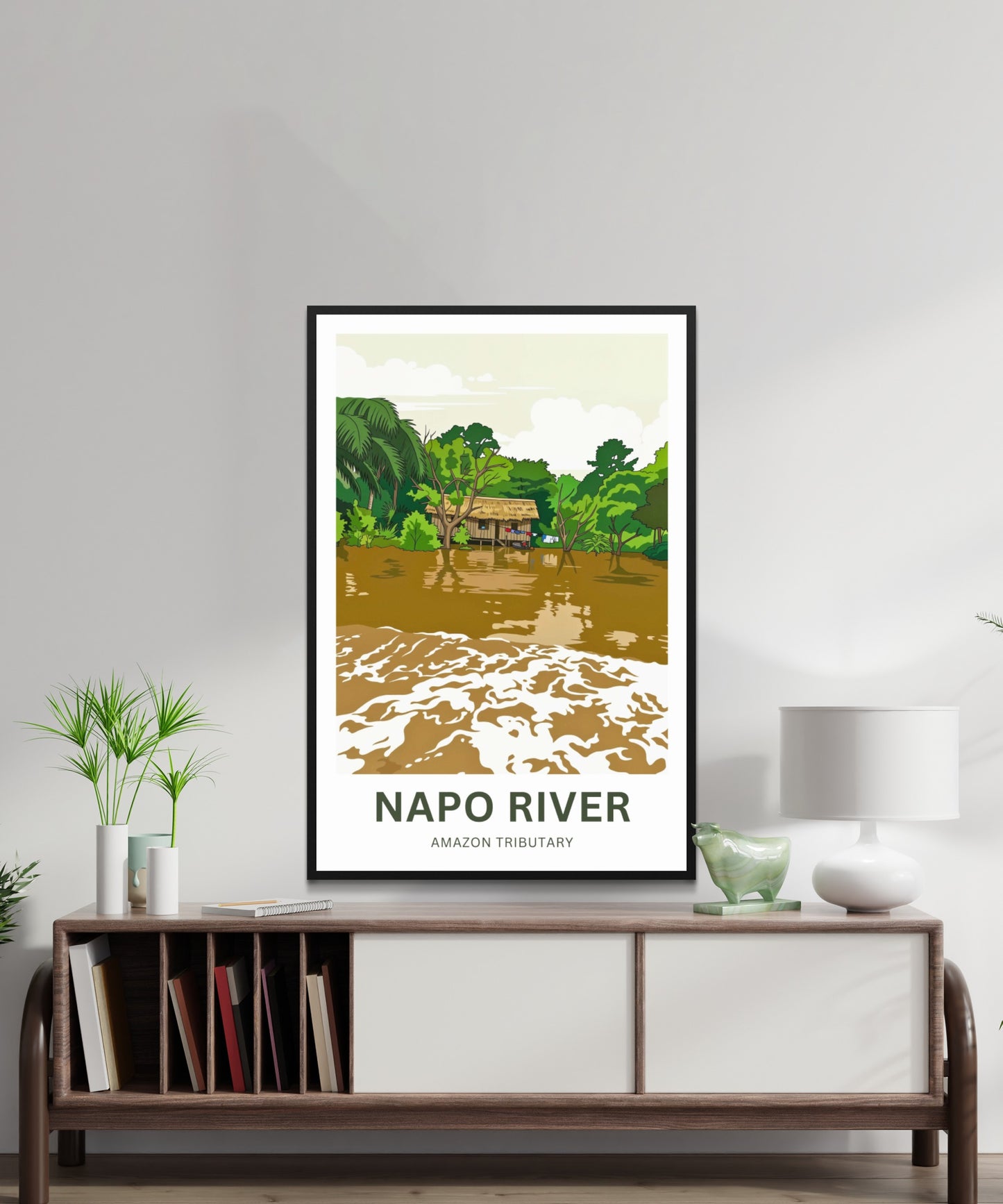 Napo River Travel Poster - Captivating Journey