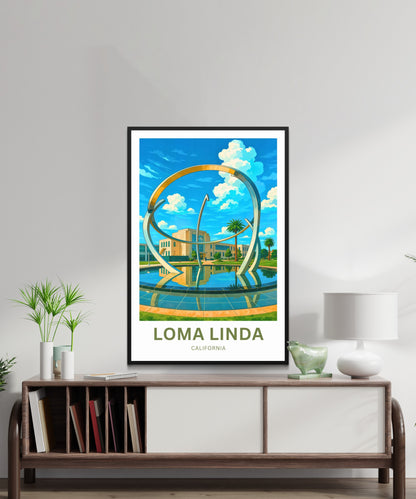 Loma Linda Travel Poster  - Campus University
