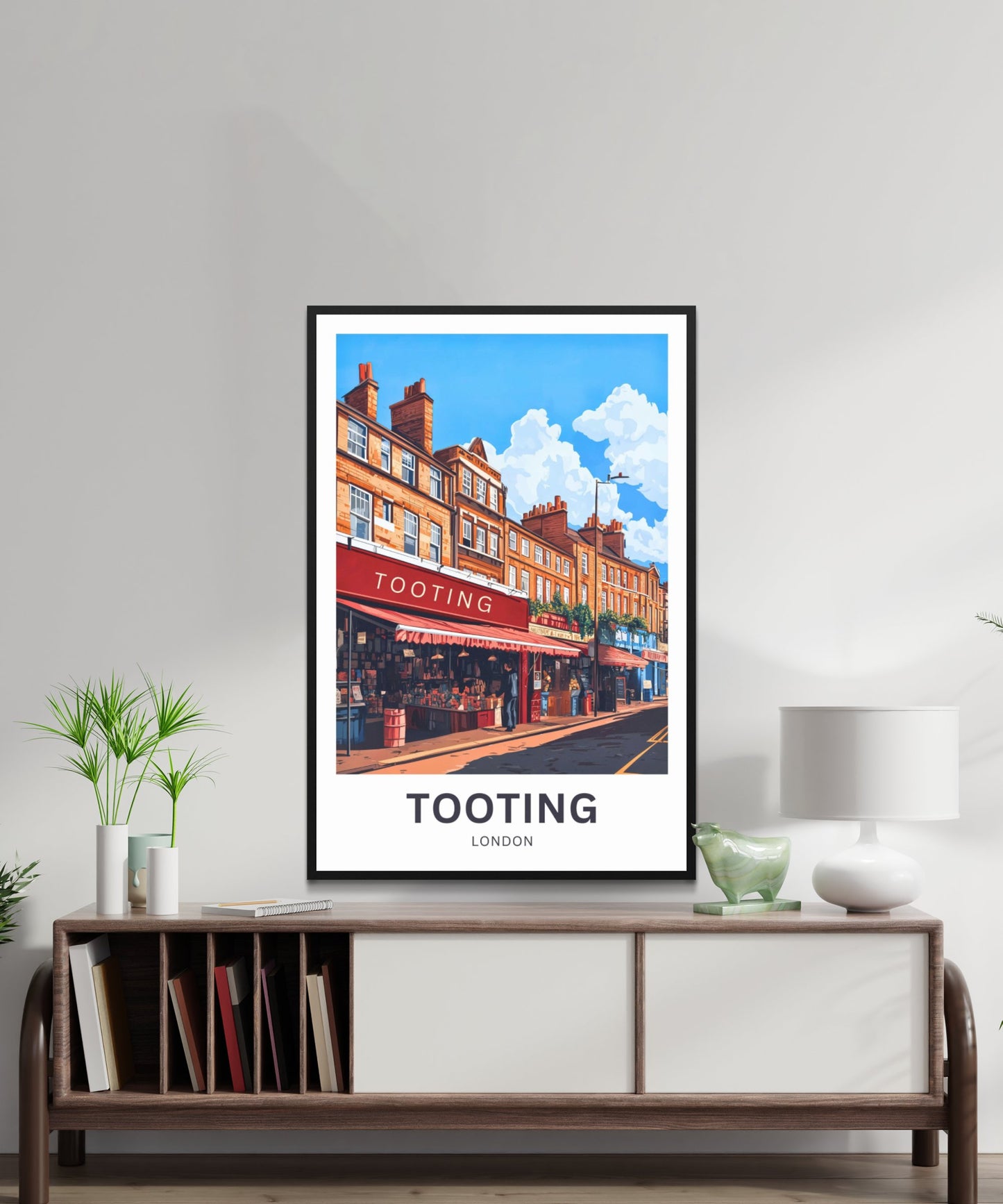 Tooting Travel Poster - South London Street