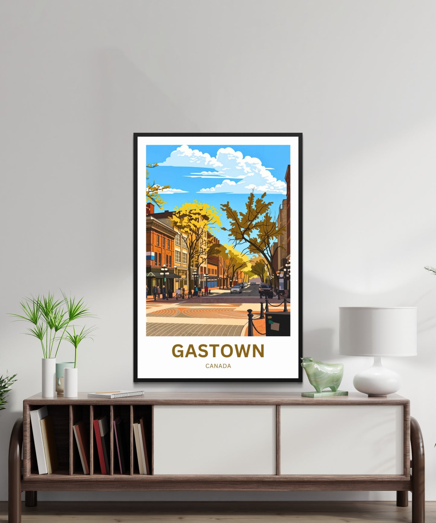 Gastown Travel Poster - City Street