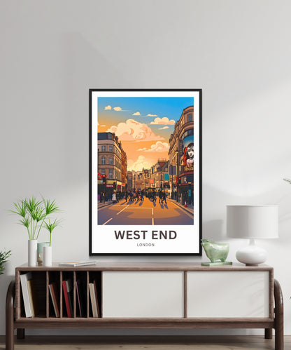 West End Travel Poster - Theatreland London