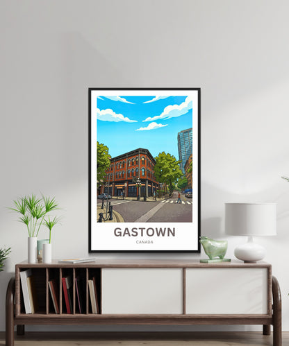 Gastown Travel Poster - Classic Streets